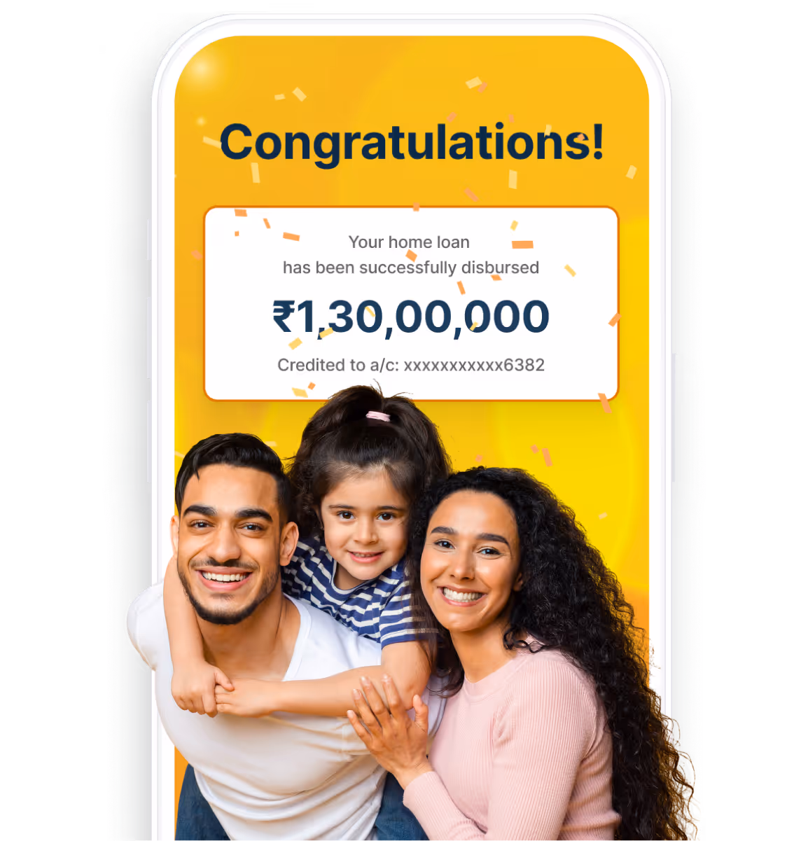 Couple holding key of new house How it works section